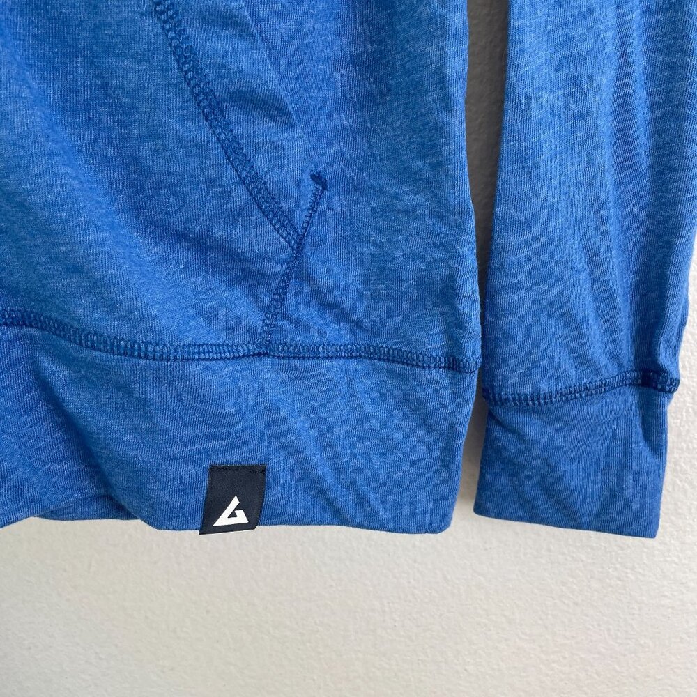 NEW American Giant Womens Medium Blue Lightweight Full Zip Essential Blue Jacket - Picture 10 of 11